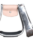 Hilason Aluminum Western Horse Saddle Stirrups Foot Grip
