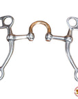 5" Hilason Stainless Steel Tom Thumb Horse Bit W/ Copper Highport Mouth