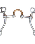 5" Hilason Stainless Steel Tom Thumb Horse Bit W/ Copper Highport Mouth