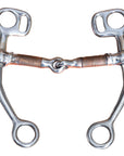 5" Hilason Western Horse Steel Mouth Bit W/ Copper Roller