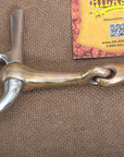 5" Hilason Western Trotting Horse Ring Bit W/ Copper Mouth Link Slide