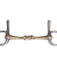 5" Hilason Western Trotting Horse Ring Bit W/ Copper Mouth Link Slide