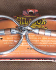 5" Hilason Horse Stainless Steel Horse Mouth Dee Bit W/ Red Copper Ring
