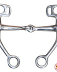 5" Hilason Horse Mouth Steel Tom Thumb Bit W/ Jointed Mouth