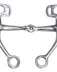 5" Hilason Horse Mouth Steel Tom Thumb Bit W/ Jointed Mouth