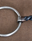 5" Hilason Western Loose Ring Horse Bit W/ Twisted Sweet Iron Mouth