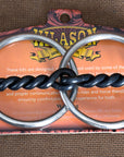 5" Hilason Western Loose Ring Horse Bit W/ Twisted Sweet Iron Mouth