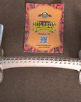 5" Hilason Western Trotting Leather Covered Mullen Mouth Horse Bit