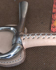 5" Hilason Western Trotting Leather Covered Mullen Mouth Horse Bit