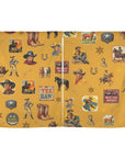 Vintage Cowboy Collage Western Curtains 28" x 40" Made in America