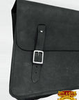 Motorcycle Bike Right Side Saddle Bag Leather Rigid Flap Solo Western