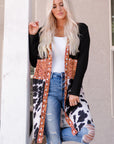 Madison Patchwork Open Front Cardigan