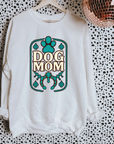 Turquoise Dog Mom TEE or CREWNECK
