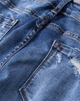 Angelina Distressed Flare Jeans