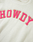 Mila Sherpa Howdy Patched Pullover