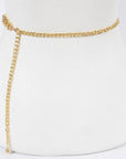 Layered Chain and Pearl Belt