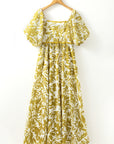 Renata High Waist Floral Maxi Dress