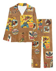 Vintage Cowgirl Collage Pajama Set