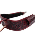 Western Horse Saddle Girth Hilason Leather Cinch Floral Carved