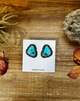 Stud Earrings Turquoise Earrings & Sterling Silver