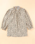 Sienna 3/4 Sleeves Cheetah Blouse