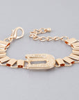 Statement Buckle Belt Bracelet