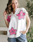 Fallon Floral Dolman Sleeve Top