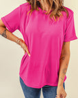 Plain Crew Neck Tee