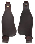 Hilason Leather Youth Saddle Replacement Fender Pair With Hobble Strap