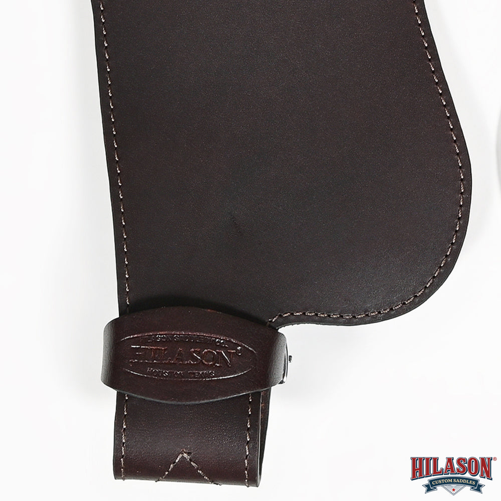 Hilason Leather Youth Saddle Replacement Fender Pair With Hobble Strap