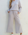 Laylah Textured Top and Pants Set