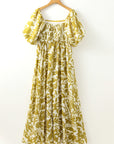 Renata High Waist Floral Maxi Dress