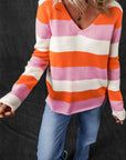Laylani Stripe Casual Sweater