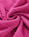 Bow Knot Round Neck Loose Sweater