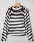 Remi Stripe Double-layer Long Sleeve Top
