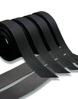 Hilason Genuine Leather Flat Strap Strips for DIY Arts & Craft Projects Jewelry Tooling Home Décor Black