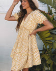 Charleigh Floral Short Sleeve Mini Dress