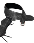 Hilason Western Right Hand Gun Holster Rig 38 Cal Leather Cowboy