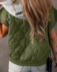 Harlow Quilted Hooded Zip Up Puffer Vest