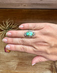 Ring- size 9 - Royston Turquoise & Sterling Silver