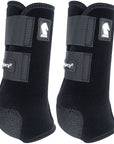 Classic Equine Lightweight Legacy2 Rear Hind Sports Boots Pair Black