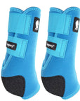 Classic Equine Lightweight Legacy2 Rear Hind Sports Boots Turquoise