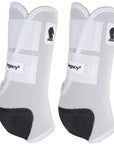 Classic Equine Lightweight Legacy2 Rear Hind Sports Boots Pair White