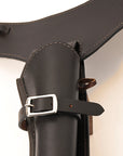 Hilason Western Right Hand Gun Holster Rig 44/45 Cal Leather Cowboy