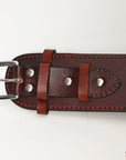 Hilason Western Right Hand Gun Holster Rig 44/45 Cal Leather Cowboy