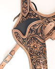 Hilason Western Leather Shoulder Rig Gun Holster 44/45 Caliber