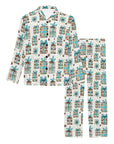 Turquoise Christmas Presents Men's Western Pajamas