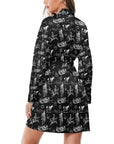 Ranch Life Women's Belted Satin Feel Dressing Lounge Robe