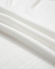 Lace Trim Textured T-Shirt