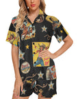 Vintage Cowgirl Collage Western Pajama Set